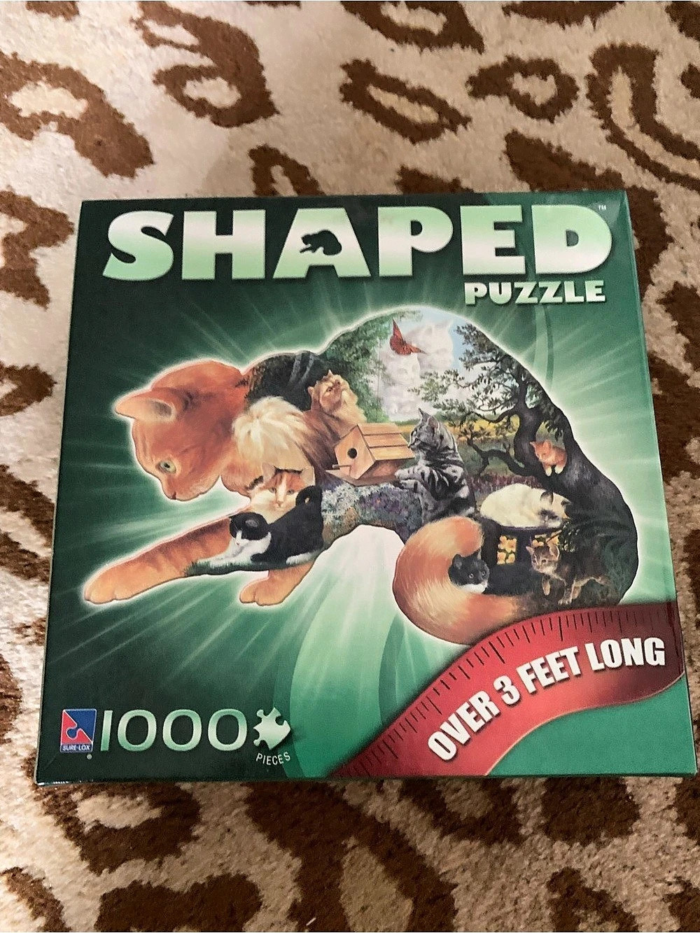 Ravensburger Shaped Puzzle 1000-Piece Cat Age 12+ NWT!